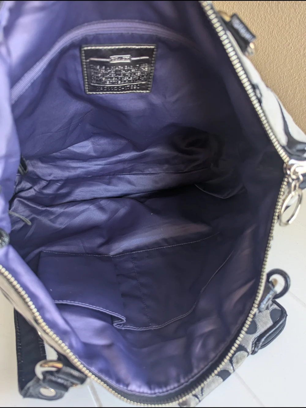 Coach poppy signature